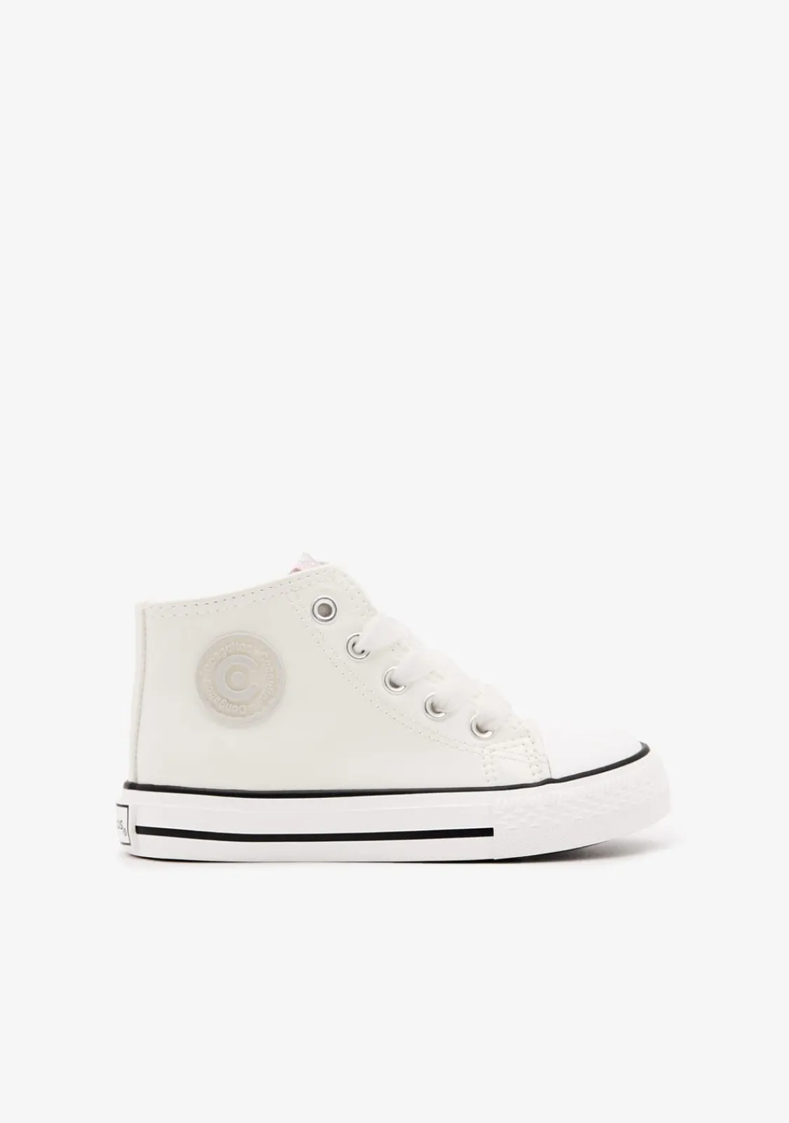 Conguitos Zapatillas Altas Charol Blanco^ Zapatillas|Zapatillas