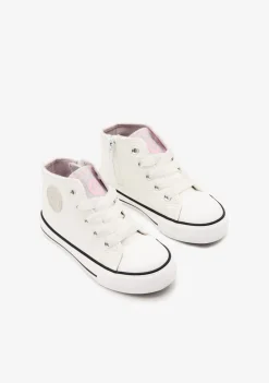 Conguitos Zapatillas Altas Charol Blanco^ Zapatillas|Zapatillas