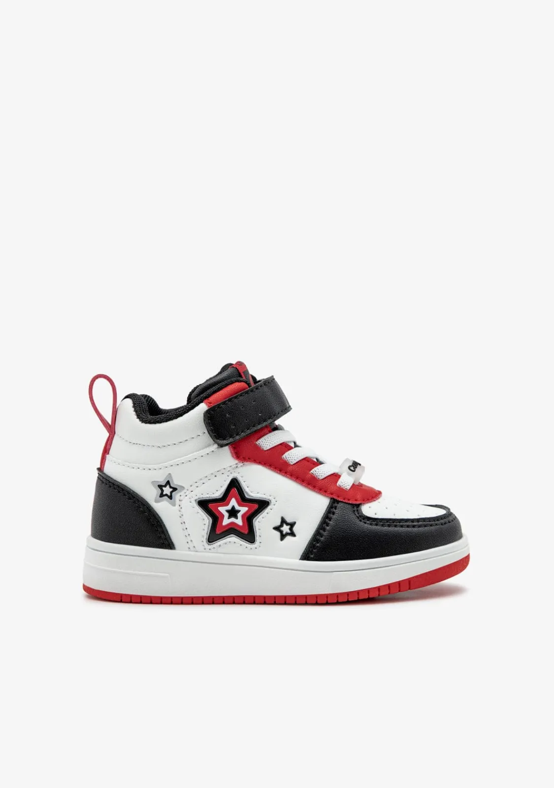 Conguitos Zapatillas Altas Con Luces Estrellas Negro^ Zapatillas Con Luces|Zapatillas