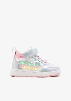 Conguitos Zapatillas Altas Con Luces Arcoíris Multicolor^ Zapatillas Con Luces|Zapatillas