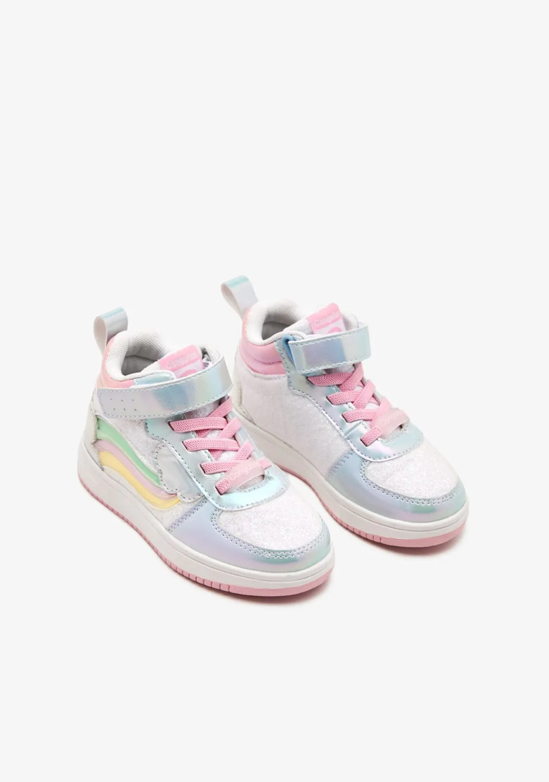 Conguitos Zapatillas Altas Con Luces Arcoíris Multicolor^ Zapatillas Con Luces|Zapatillas