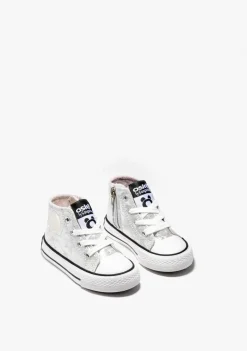 Conguitos Zapatillas Altas De Bebé Brillo En La Oscuridad Estrellas Plata^ Zapatillas|Zapatillas
