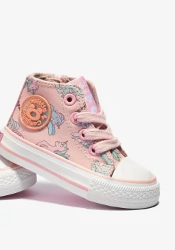 Conguitos Zapatillas Altas De Bebé Unicornio Napa Rosa^ Zapatillas|Zapatillas