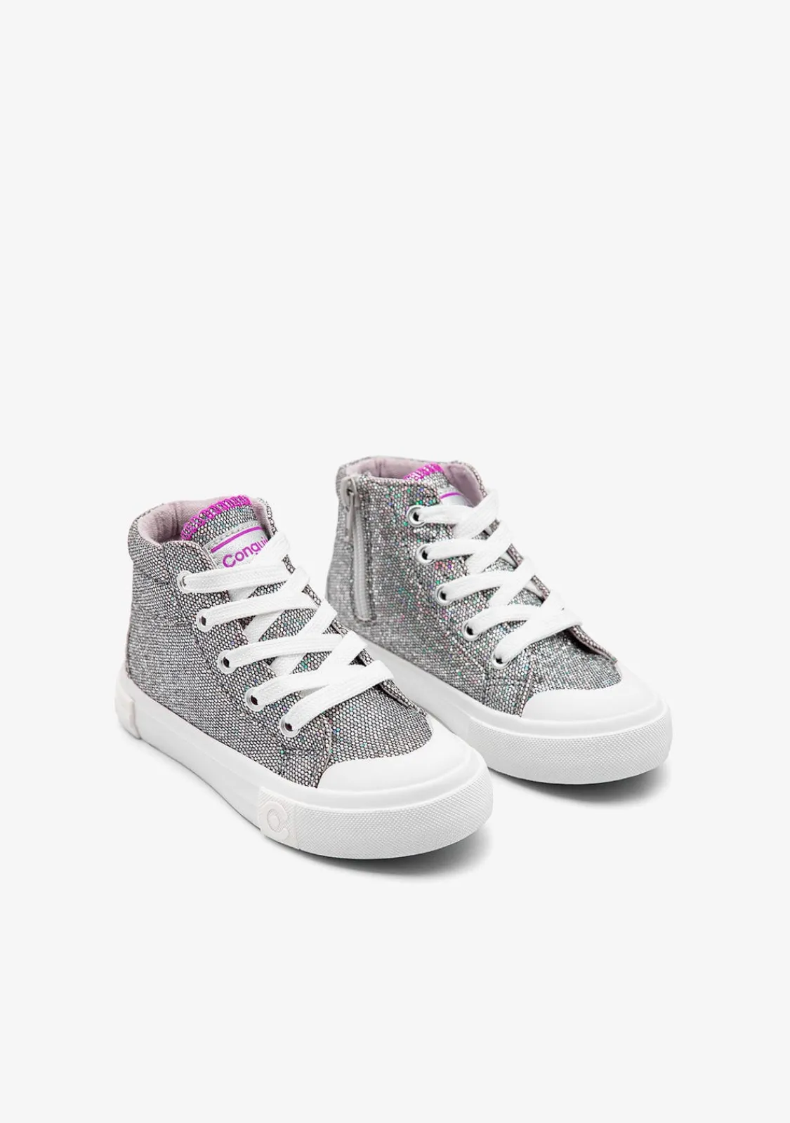 Conguitos Zapatillas Altas Glitter Plomo^ Zapatillas|Zapatillas