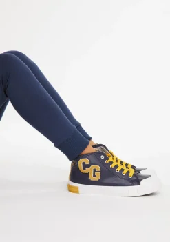 Conguitos Zapatillas Altas Letras Azul Marino^ Zapatillas|Zapatillas