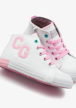 Conguitos Zapatillas Altas Letras Blanco^ Zapatillas