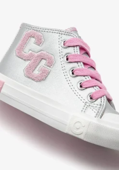 Conguitos Zapatillas Altas Letras Plata^ Zapatillas|Zapatillas