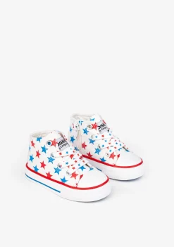 Conguitos Zapatillas Altas Lona Estrellas Bebé^ Zapatillas|Zapatillas