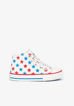 Conguitos Zapatillas Altas Unisex Estrellas Lona^ Zapatillas|Zapatillas