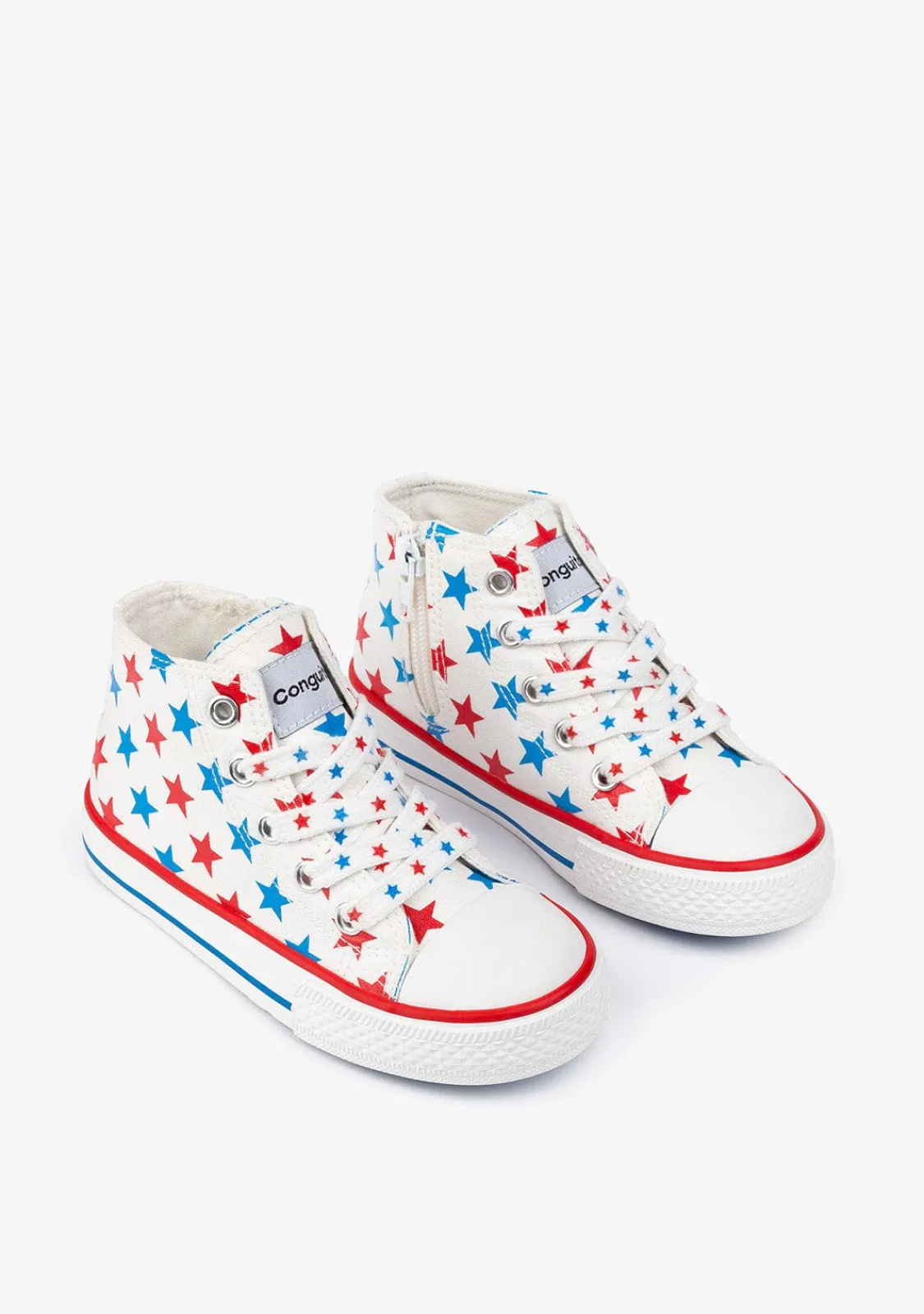 Conguitos Zapatillas Altas Unisex Estrellas Lona^ Zapatillas|Zapatillas