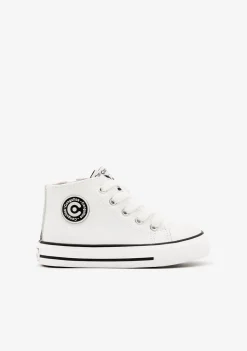 Conguitos Zapatillas Altas Unisex Logo Napa Blanco^ Zapatillas|Zapatillas