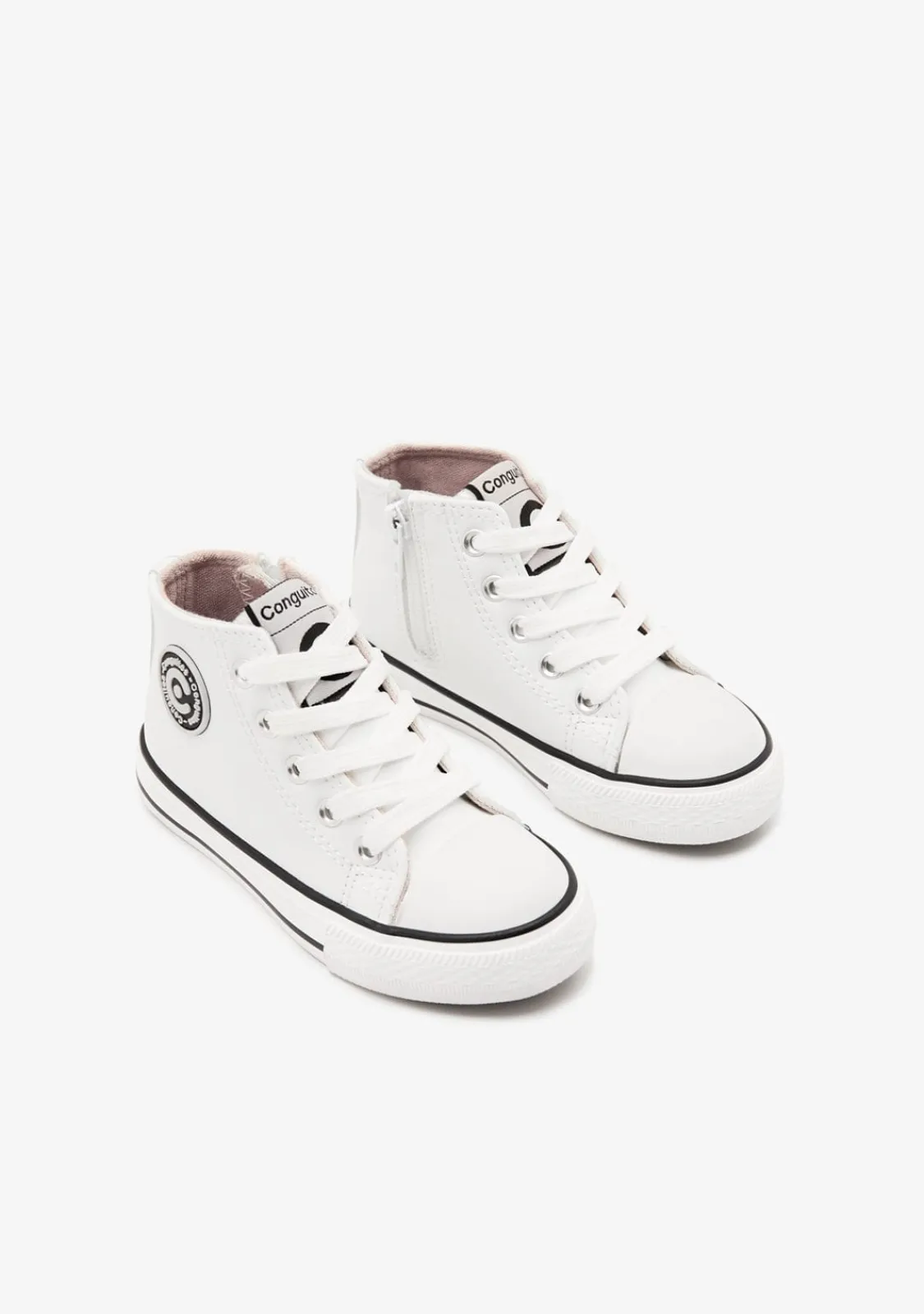 Conguitos Zapatillas Altas Unisex Logo Napa Blanco^ Zapatillas|Zapatillas