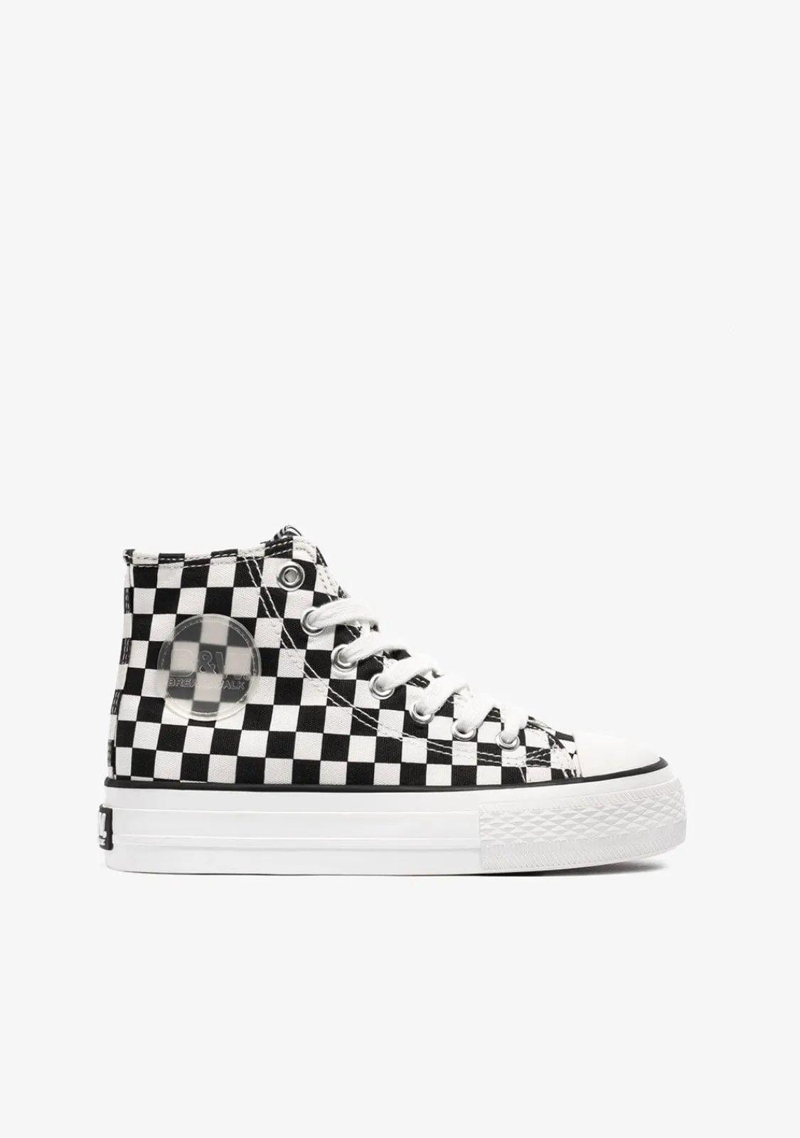 Conguitos Zapatillas Altas Unisex Lona Negro Blanco B&W^ Zapatillas|Zapatillas