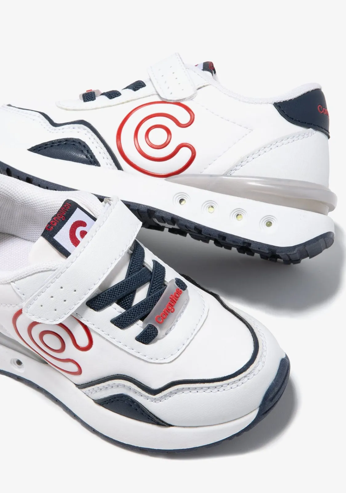 Conguitos Zapatillas Con Luces Blanco^ Zapatillas Con Luces|Zapatillas Con Luces