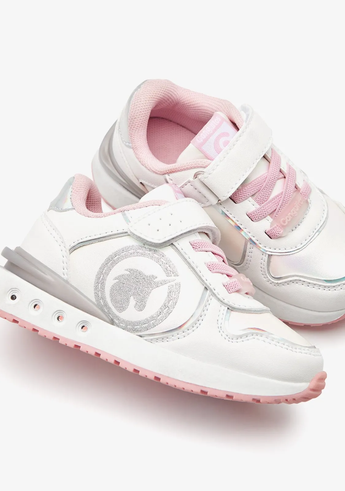 Conguitos Zapatillas Con Luces Unicornio Blanco^ Zapatillas Con Luces|Zapatillas
