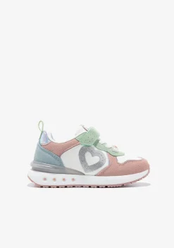 Conguitos Zapatillas Corazón Con Luces Multicolor^ Zapatillas Con Luces|Zapatillas