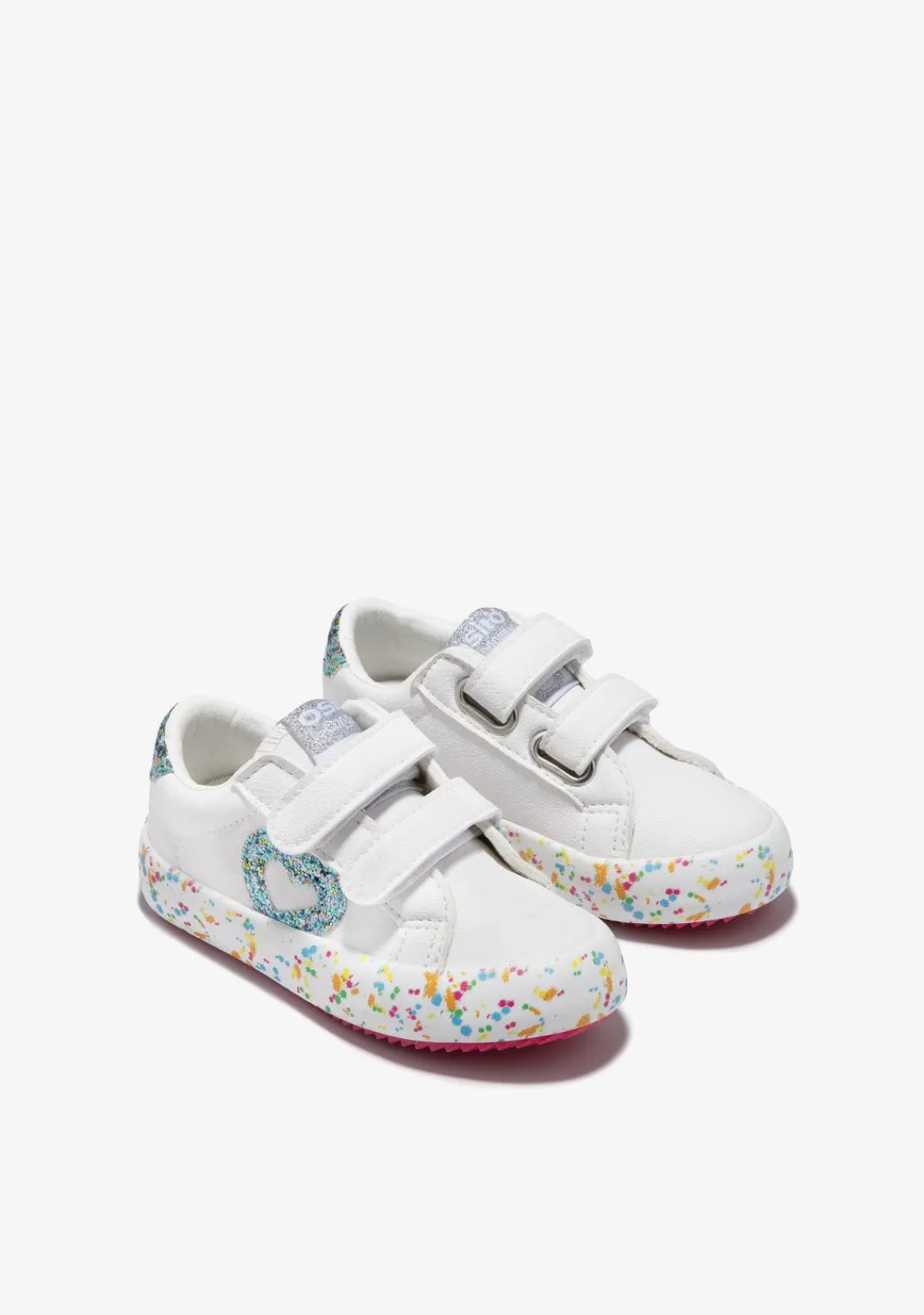 Conguitos Zapatillas De Bebé Confeti Glitter Blanco^ Zapatillas|Zapatillas