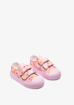 Conguitos Zapatillas De Bebé Corazón Lona Rosa^ Zapatillas|Zapatillas