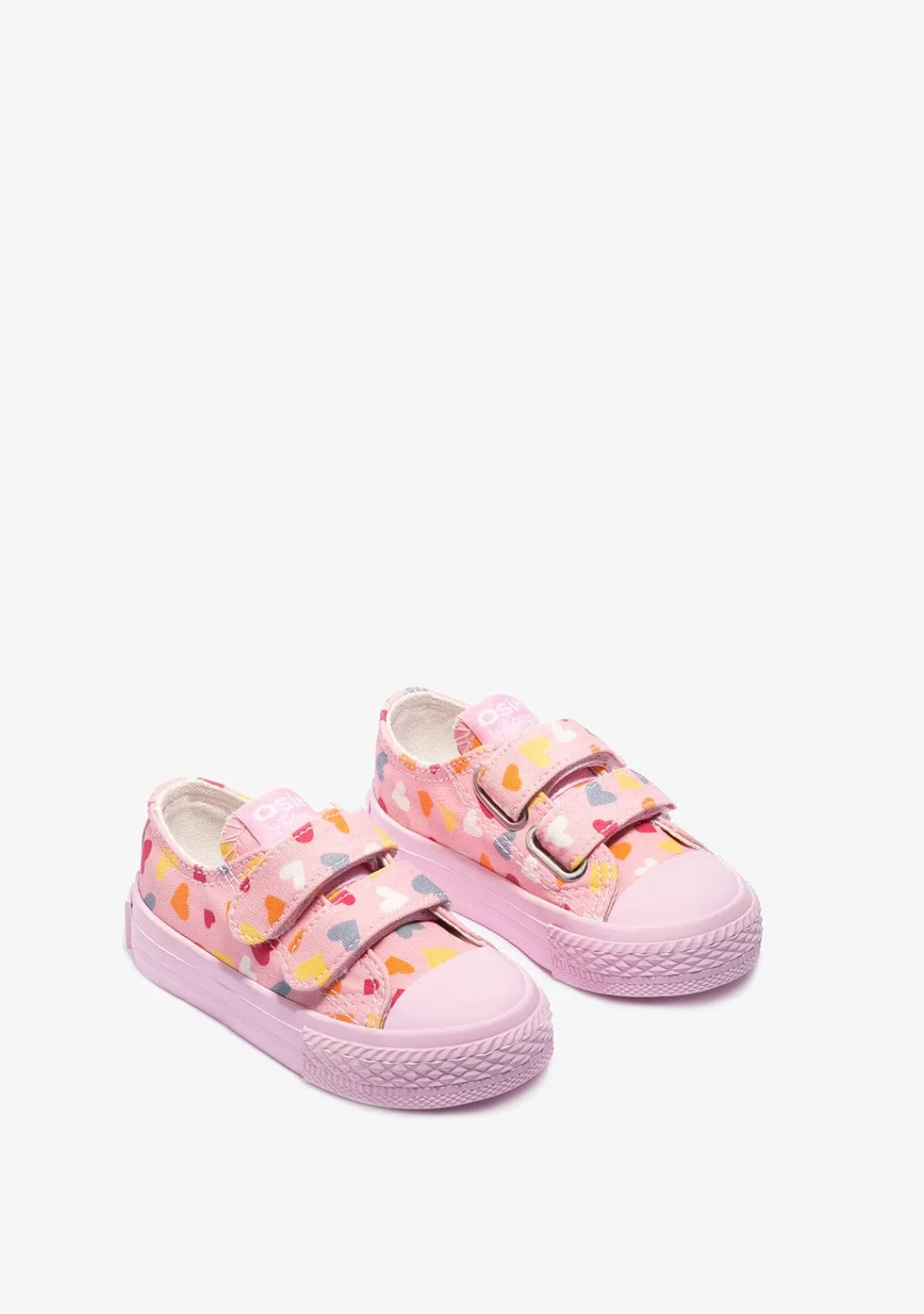Conguitos Zapatillas De Bebé Corazón Lona Rosa^ Zapatillas|Zapatillas