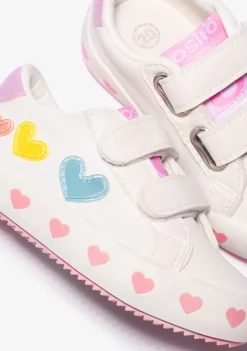 Conguitos Zapatillas De Bebé Corazones Blanco^ Zapatillas|Zapatillas