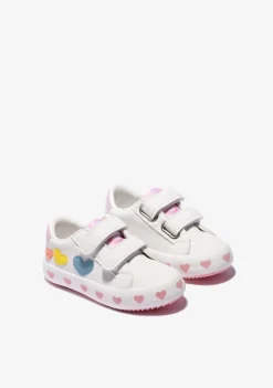 Conguitos Zapatillas De Bebé Corazones Blanco^ Zapatillas|Zapatillas