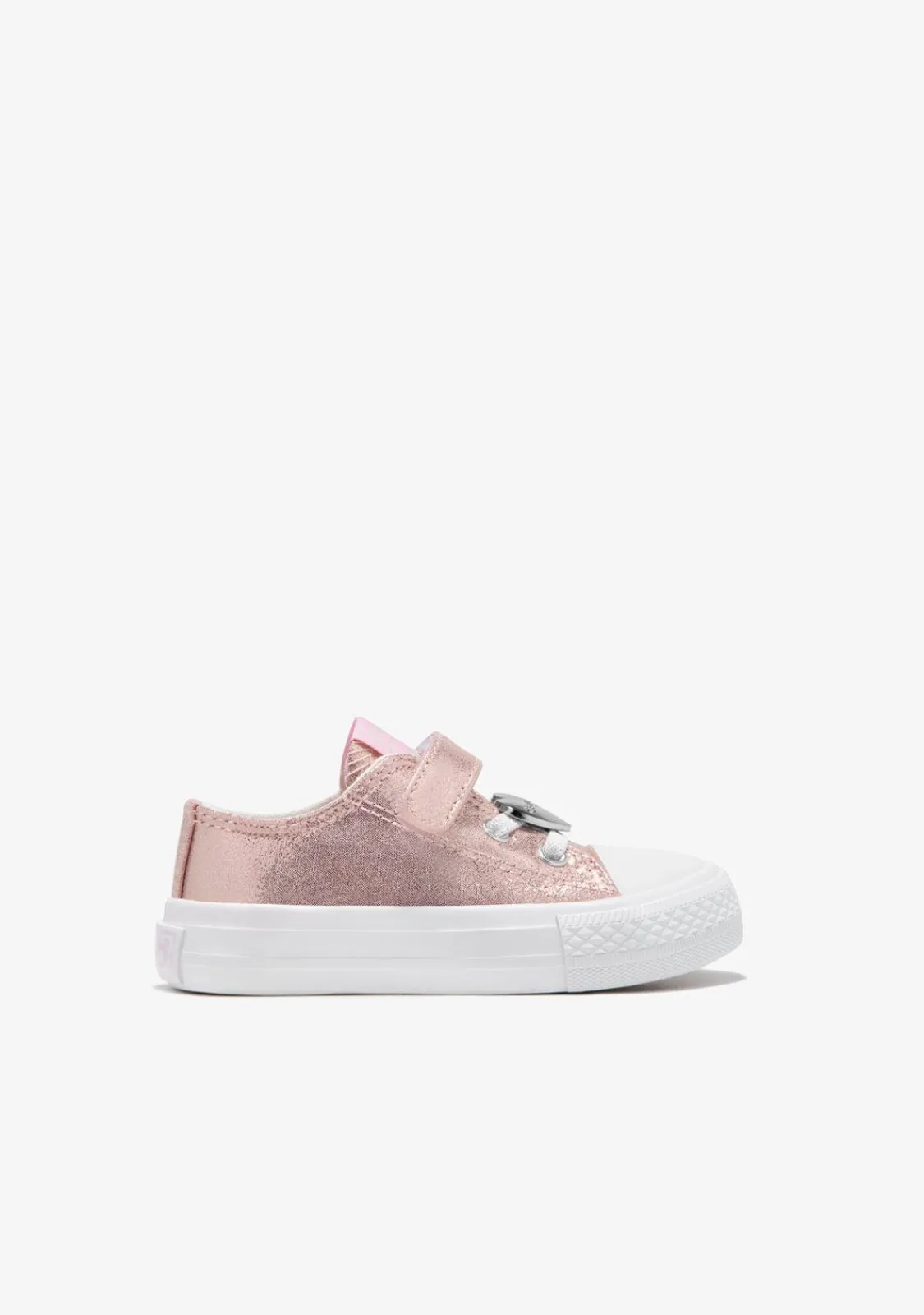 Conguitos Zapatillas De Bebé Lona Rosa Metalizado^ Zapatillas|Zapatillas