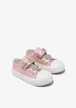 Conguitos Zapatillas De Bebé Lona Rosa Metalizado^ Zapatillas|Zapatillas