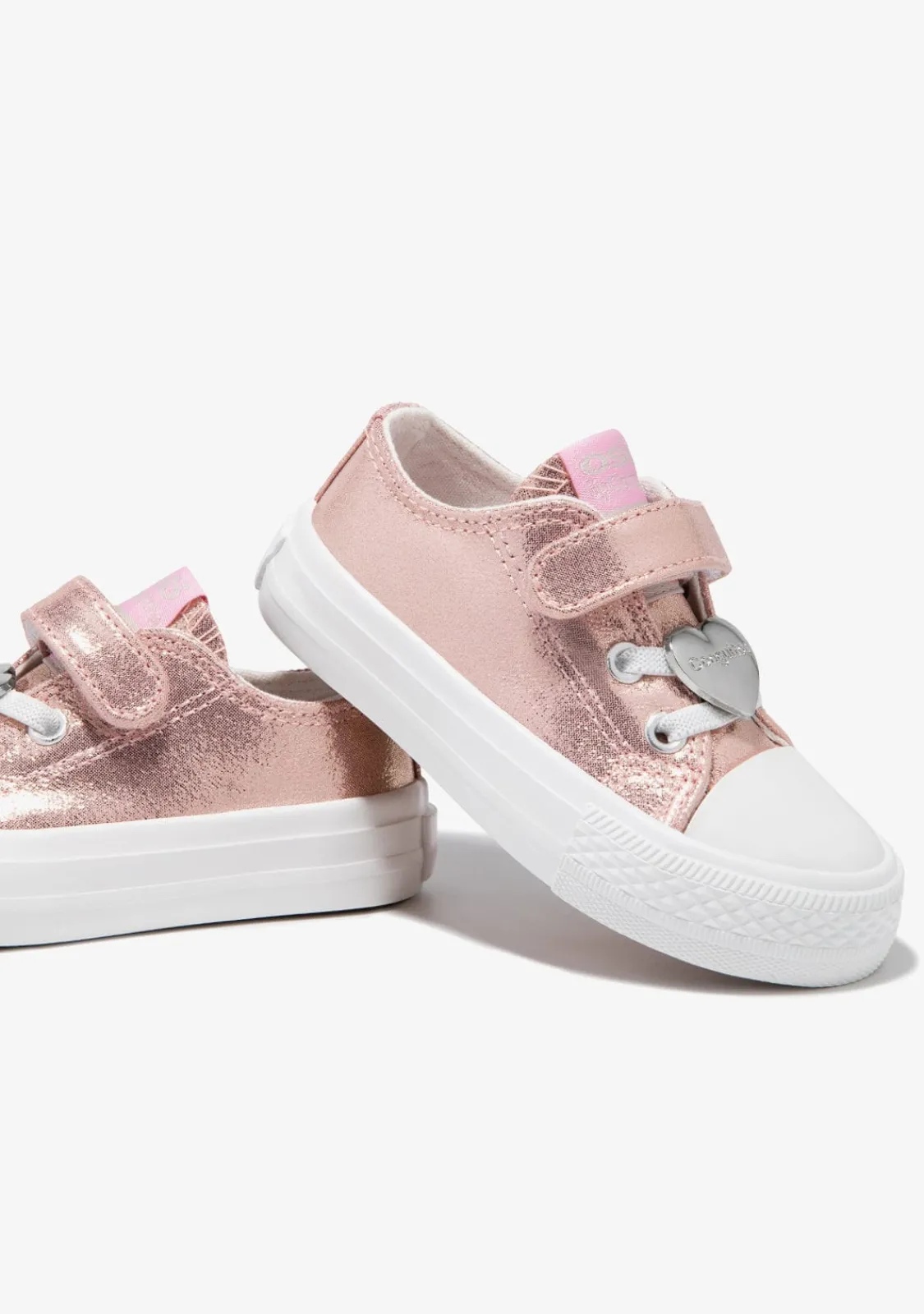 Conguitos Zapatillas De Bebé Lona Rosa Metalizado^ Zapatillas|Zapatillas