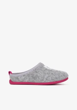 Conguitos Zapatillas De Casa Ecológicas Gris Rosa^ Zapatillas De Casa|Zapatillas De Casa