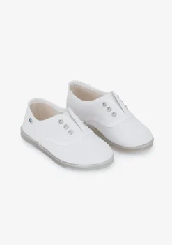 Conguitos Zapatillas De Lona Ecológicas Blanco^ Zapatillas|Zapatillas