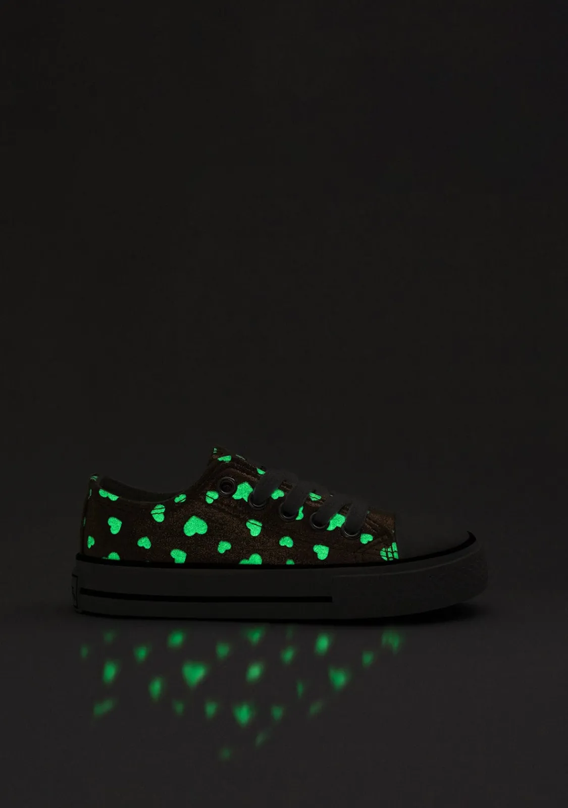 Conguitos Zapatillas De Niña Brillo En La Oscuridad Platino^ Zapatillas