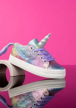Conguitos Zapatillas De Niña Unicornio Glitter Multicolor^ Zapatillas