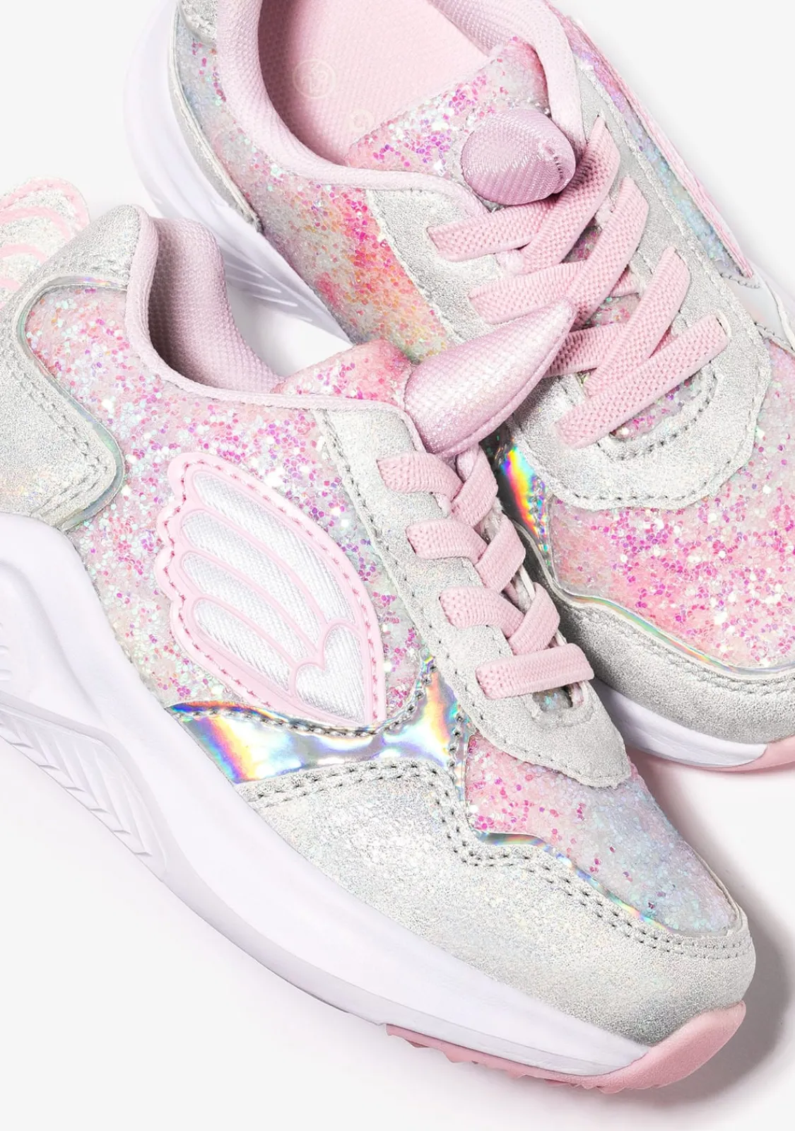 Conguitos Zapatillas De Niña Unicornio Con Luz Metalizado Blanco^ Zapatillas Con Luces|Zapatillas