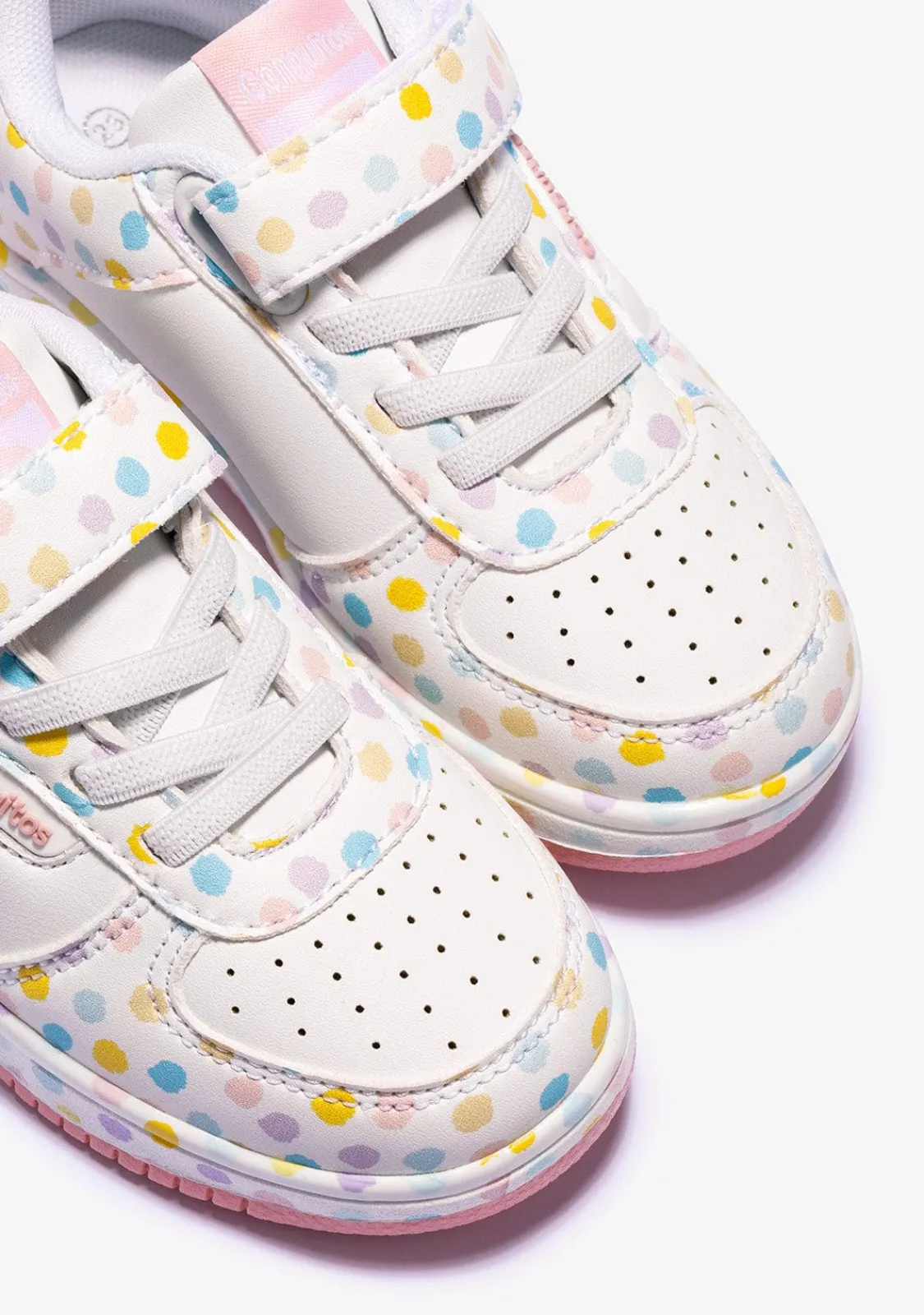 Conguitos Zapatillas Elástico Puntos Blanco^ Zapatillas|Zapatillas