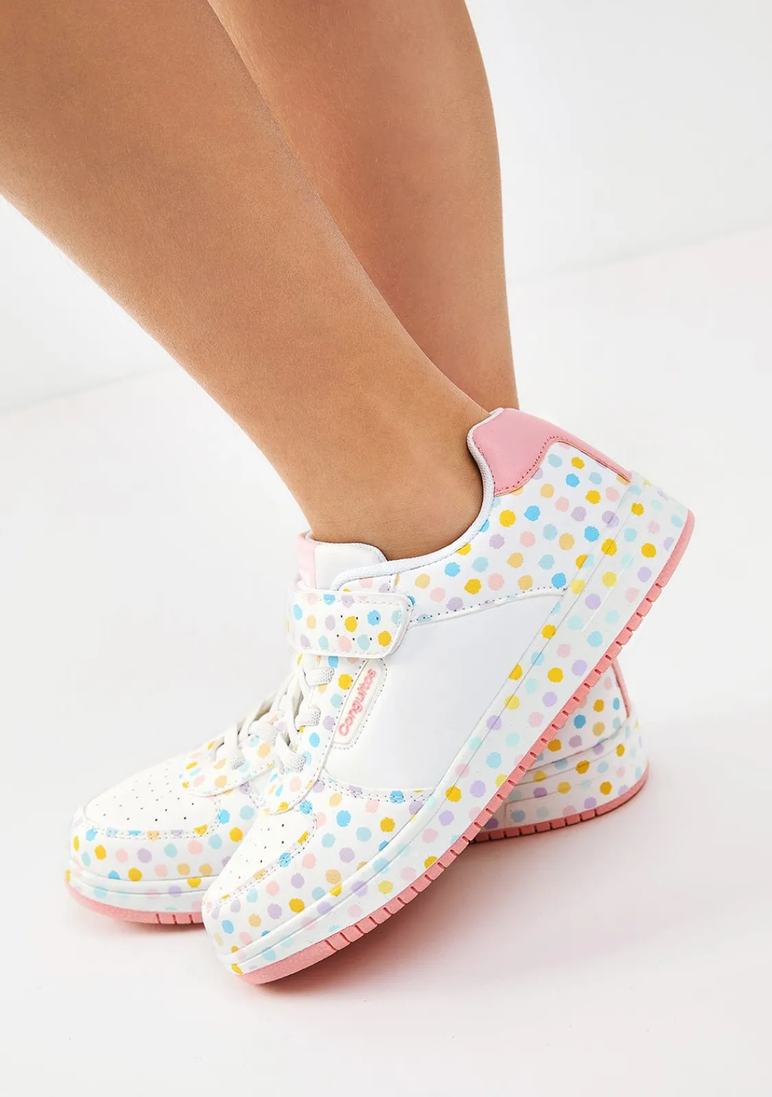 Conguitos Zapatillas Elástico Puntos Blanco^ Zapatillas|Zapatillas