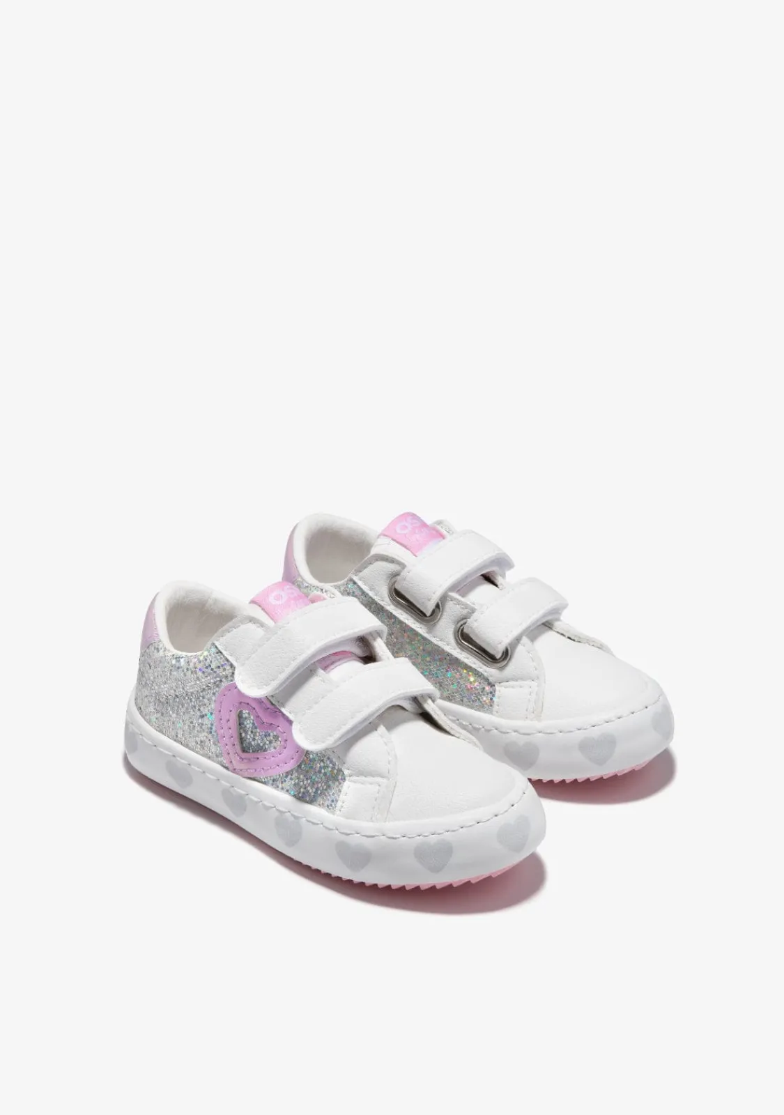 Conguitos Zapatillas Glitter Corazones Blanco^ Zapatillas|Zapatillas