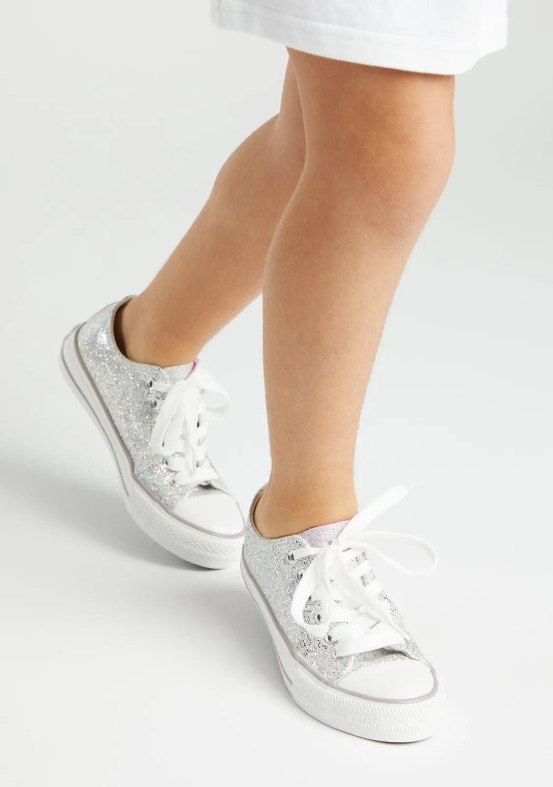 Conguitos Zapatillas Glitter Plata^ Zapatillas