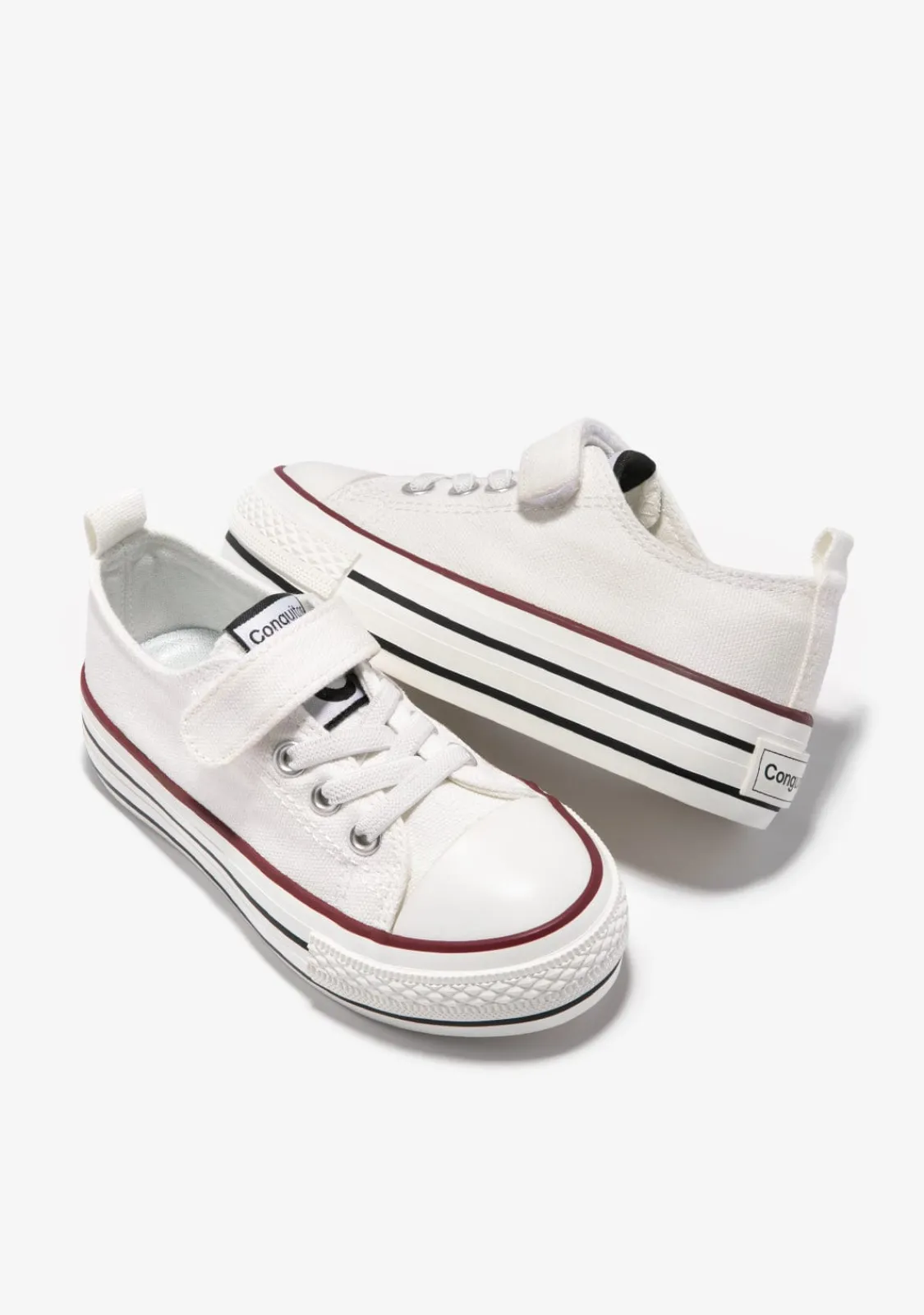 Conguitos Zapatillas Lona Plataforma Blanco^ Zapatillas|Zapatillas