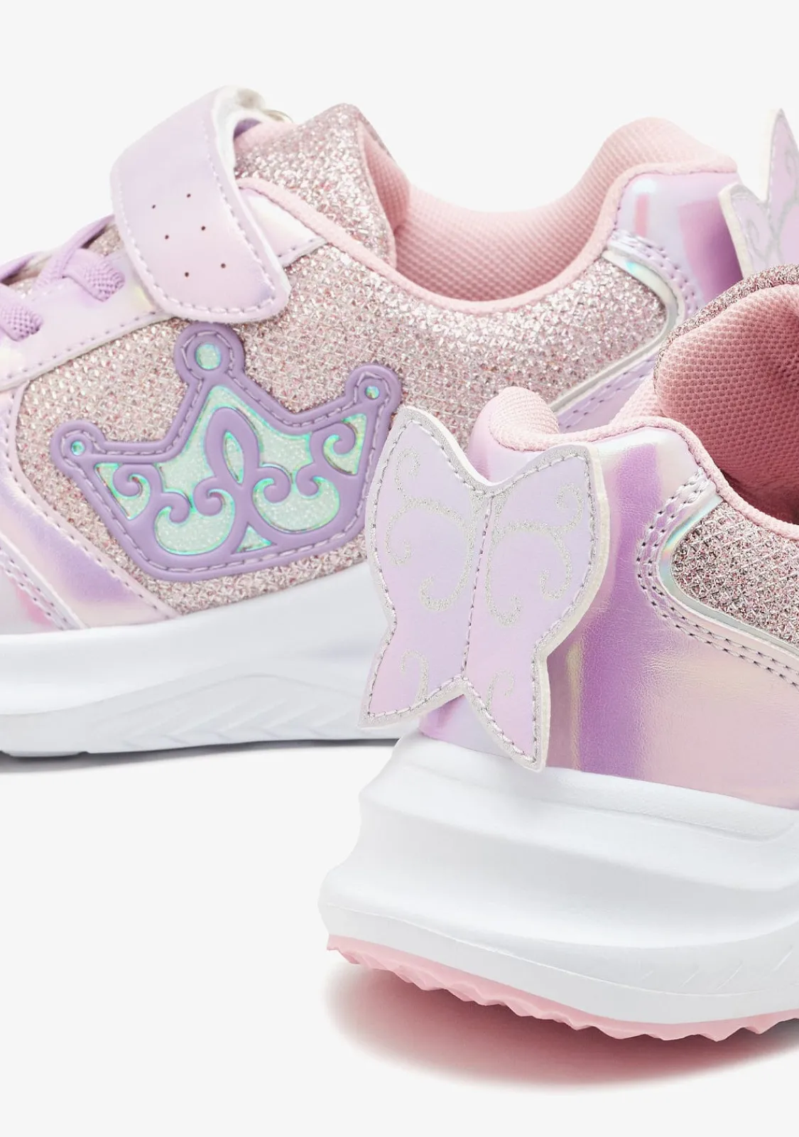 Conguitos Zapatillas Princesa Con Luces Rosa^ Zapatillas Con Luces|Zapatillas