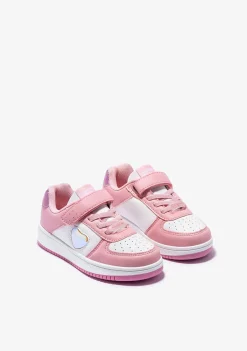 Conguitos Zapatillas Solares Corazón Con Luces Rosa^ Zapatillas Con Luces|Zapatillas
