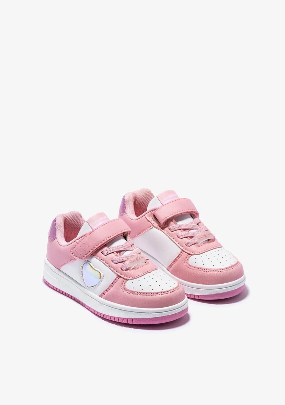 Conguitos Zapatillas Solares Corazón Con Luces Rosa^ Zapatillas Con Luces|Zapatillas
