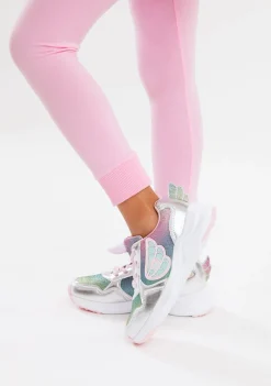 Conguitos Zapatillas Unicornio Con Luces Plata^ Zapatillas Con Luces|Zapatillas