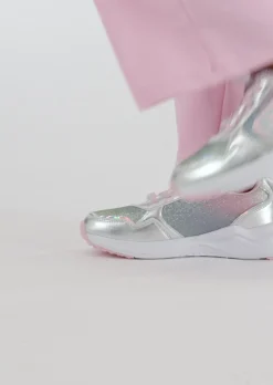 Conguitos Zapatillas Unicornio Con Luces Plata^ Zapatillas Con Luces|Zapatillas
