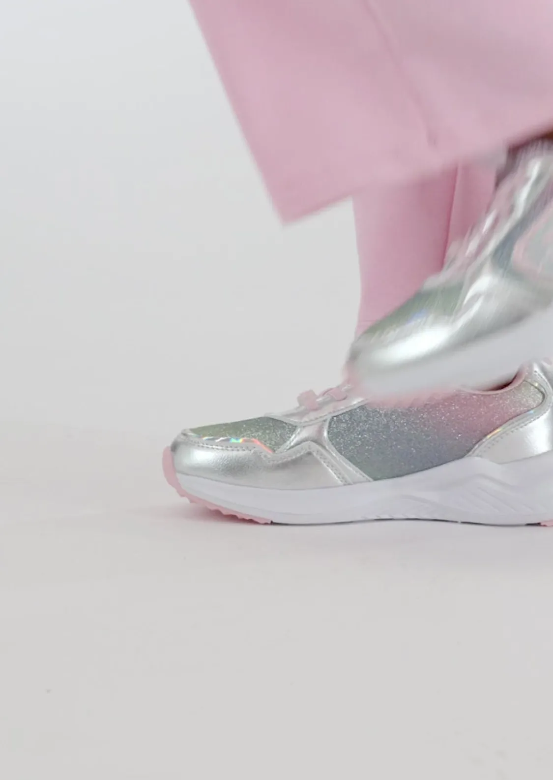Conguitos Zapatillas Unicornio Con Luces Plata^ Zapatillas Con Luces|Zapatillas