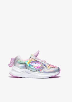 Conguitos Zapatillas Unicornio Glitter Con Luz Metalizado^ Zapatillas Con Luces|Zapatillas