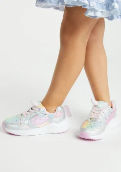 Conguitos Zapatillas Unicornio Glitter Con Luz Metalizado^ Zapatillas Con Luces|Zapatillas