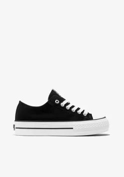 Conguitos Zapatillas Unisex Basic Lona Negro B&W^ Zapatillas|Zapatillas