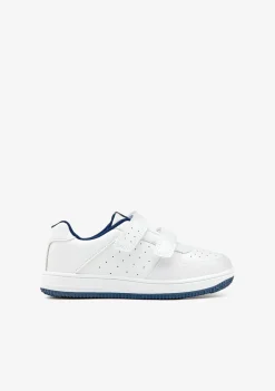 Conguitos Zapatillas Unisex Blanco / Azul Marino^ Colegiales|Zapatillas