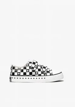Conguitos Zapatillas Unisex Cuadros Lona Negro^ Zapatillas|Zapatillas