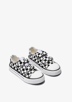 Conguitos Zapatillas Unisex Cuadros Lona Negro^ Zapatillas|Zapatillas